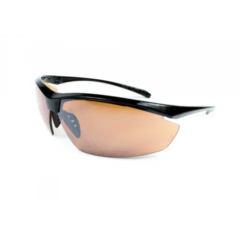 Окуляри захисні Global Vision Lieutenant (drive mirror) коричневі, Чорний — фото 6
