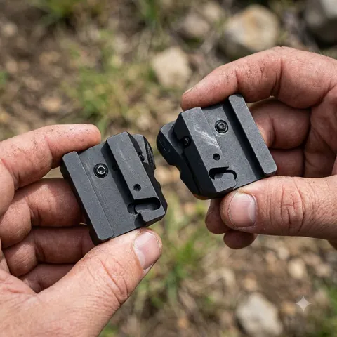 Комплект адаптерів для монокулярів з minirail на міст — фото 3