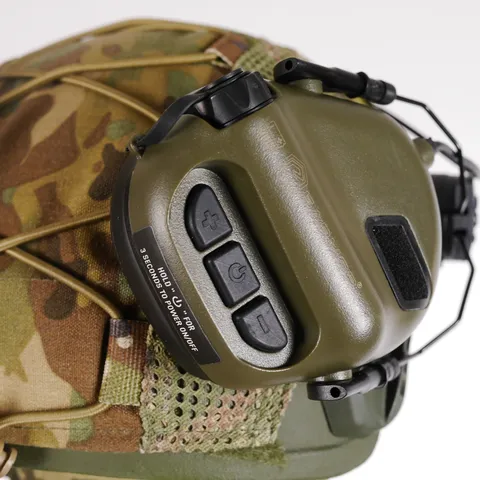 Тактичні навушники EARMOR M31Н з кріпленням Олива — фото 12