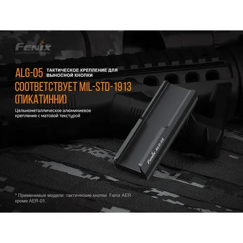 Кріплення на зброю для виносної кнопки Fenix ALG-05 — фото 8