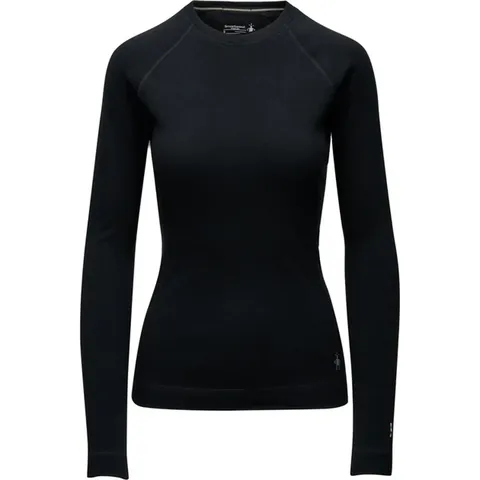 Кофта жіноча Smartwool Merino 250 Baselayer Crew, Чорна — фото 9