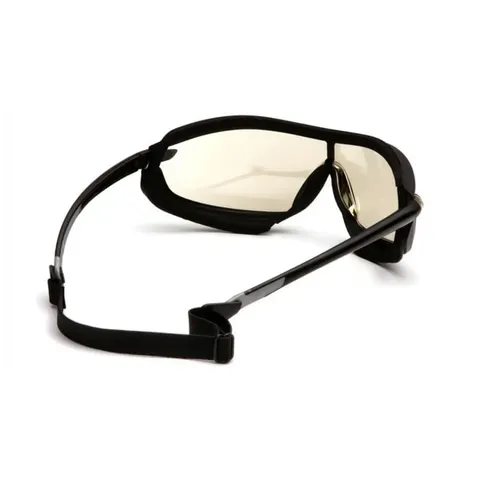 Окуляри захисні з ущільнювачем Pyramex XS3 Plus (indoor/outdoor mirror) Anti-Fog, дзеркальні напівтемні, Чорний — фото 6