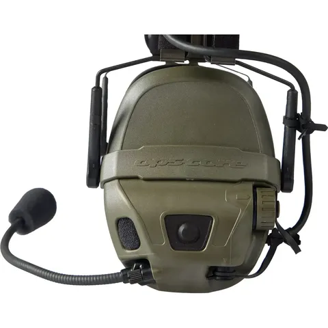 Активні навушники Ops-Core AMP Communication Headset-Connectorized. NFMI. Верхній тримач. Ranger Green — фото 7