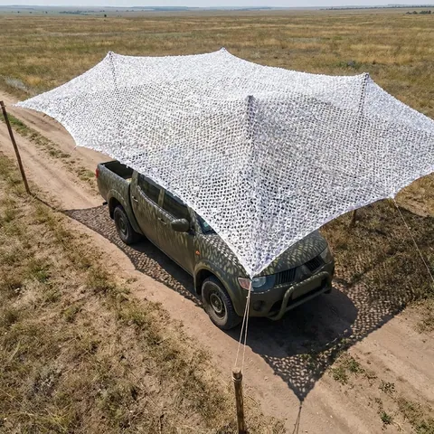Маскувальна сітка Militex для окопів та бліндажів Альпійська клякса 10х10м (площа 100 кв.м.)