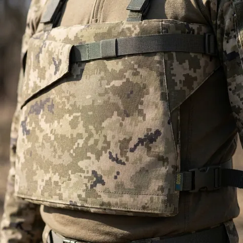 Каремат-сидушка Kiborg з балістичним пакетом 1 клас захисту Militex 20mm Cordura Pixel — фото 3