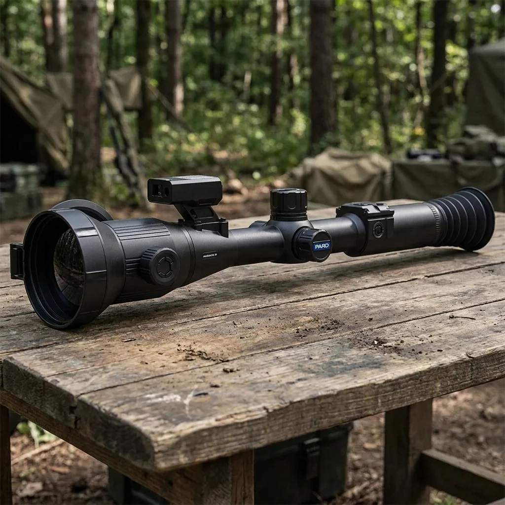 Тепловізійний приціл Pard Pantera 2.0 640-75 LRF (640х512, 3900 м, 75 мм, NETD <15 мК, лазерний далекомір)