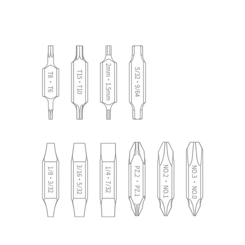 Набір біт для NexTool Flagship Captain та Pocket tool — фото 6