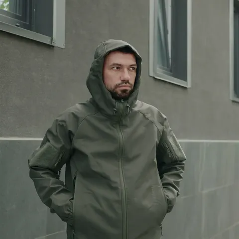 Куртка Stalker SoftShell Олива (7225) — фото 4