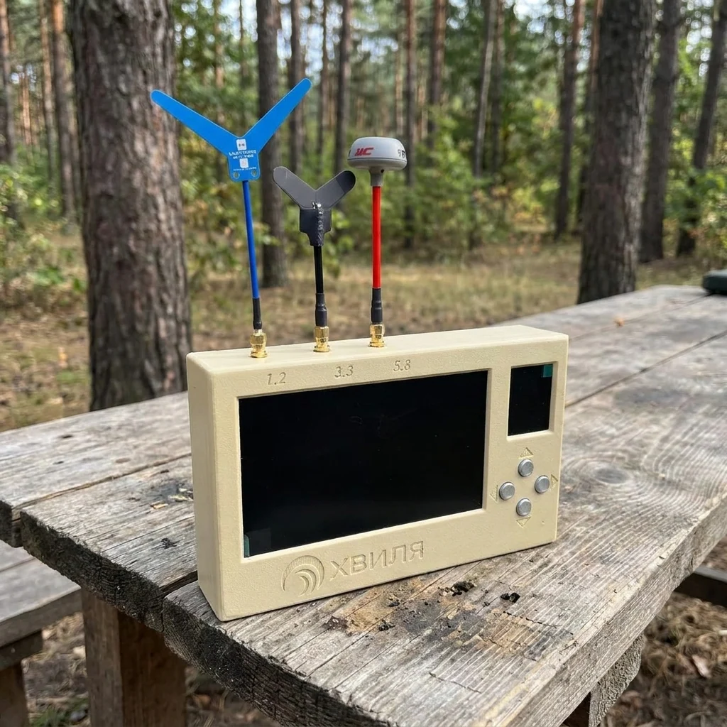 Професійний детектор дронів Хвиля-3 (1.2 / 3.3 / 5.8 ГГц)