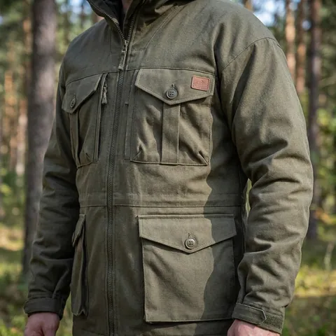 Куртка Helikon-Tex SAS Smock - Duracanvas - Taiga Green — фото 2