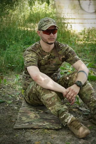 Трьохсекційни килимок (каремат) для сидіння мультика Cordura 1000D — фото 13