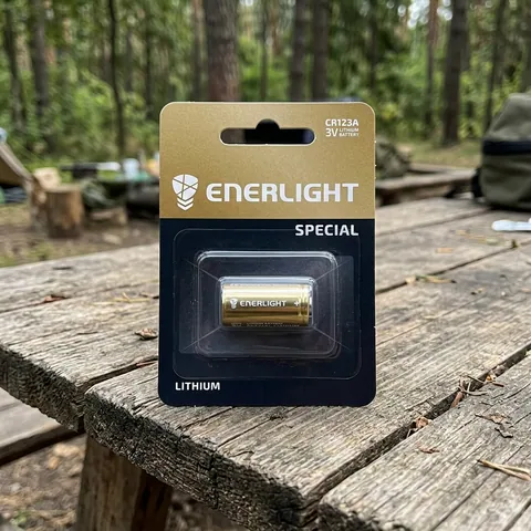 Батарейка літієва ENERLIGHT Lithium ndustrial CR123A, 3V, bli 1