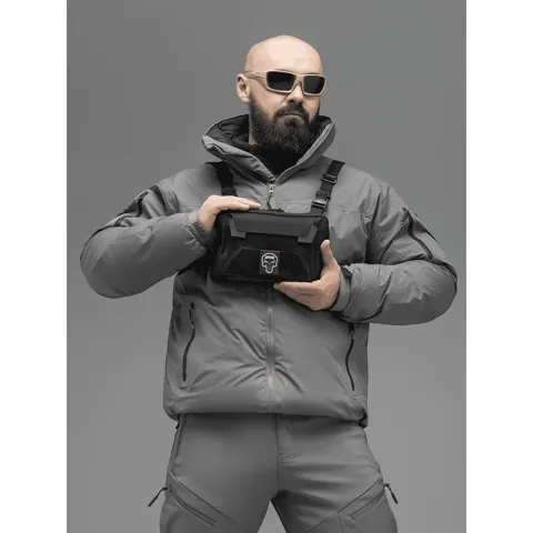 Нагрудна сумка BEZET Patrol чорний — фото 6