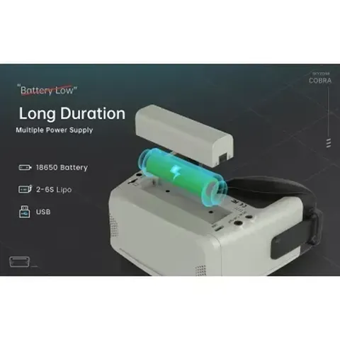 Окуляри FPV Skyzone Cobra X V4 Diversity DVR 5.8GHz 56CH L,X Band — фото 8