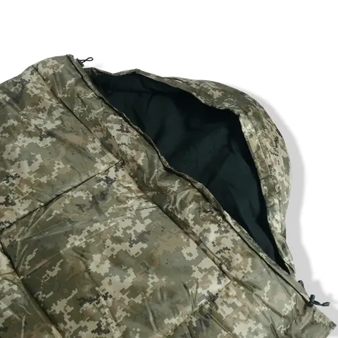 Зимовий спальний мішок Kiborg "Alfa Fleece" -20°C піксель (85x210) — фото 5
