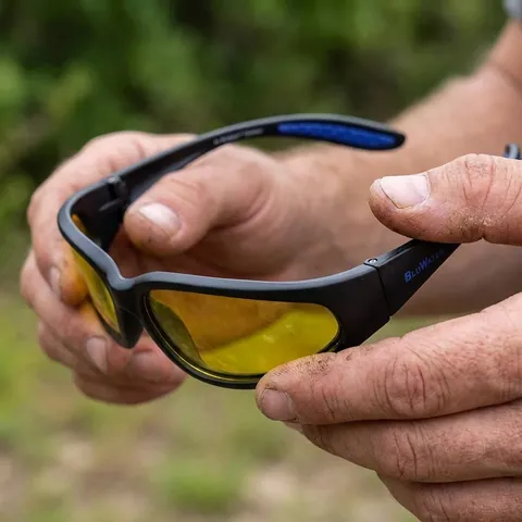 Окуляри поляризаційні BluWater Samson-2 Polarized (yellow) жовті, Чорний — фото 3
