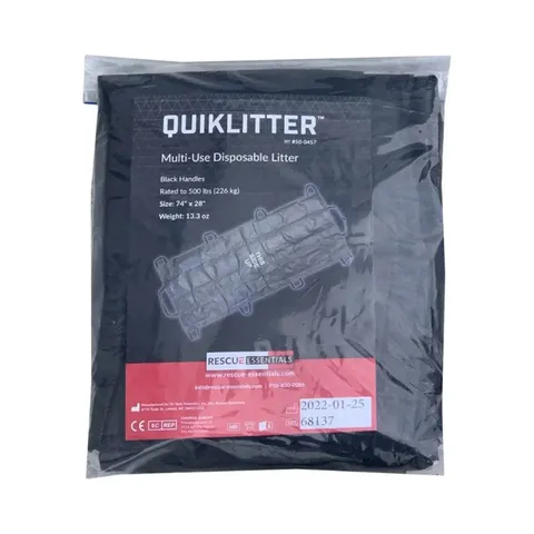 Медичні ноші Rescue Essentials QuikLitter (180 см x 68,5 см) — фото 3