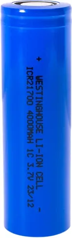 Акумулятор Westinghouse ICR21700 4000 mAh 3.7V Li-ion без плати захисту Flat Top — фото 4