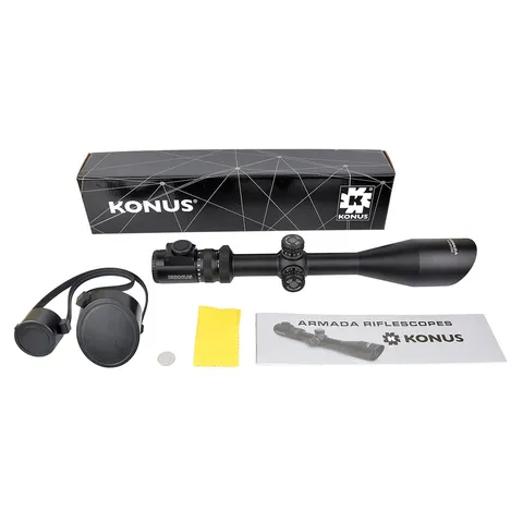 Оптичний приціл KONUS ARMADA 6-24x56 Fine Crosshair IR — фото 7