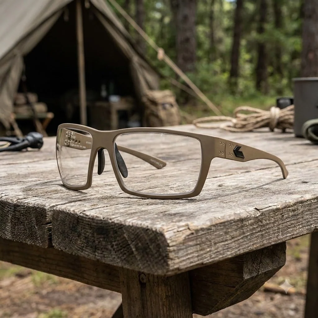 Захисні окуляри Gatorz Marauder Photochromic ANSI Z87.1 Mil-Spec Ballistic, Tan Cerakote - GZ-12-305