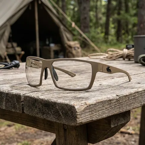 Захисні окуляри Gatorz Marauder Photochromic ANSI Z87.1 Mil-Spec Ballistic, Tan Cerakote - GZ-12-305