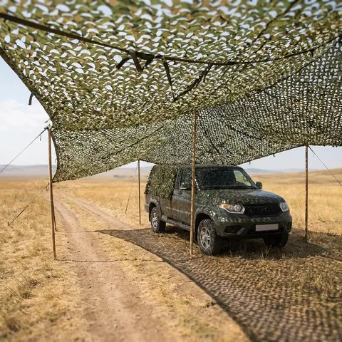 Маскувальна сітка Militex для окопів та бліндажів Камуфляж 2х5м (площа 10 кв.м.)