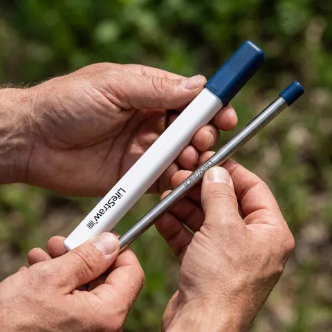 Фільтр для води LifeStraw SIP, 1 шт з футляром для перенесення, Midnight Blue — фото 3