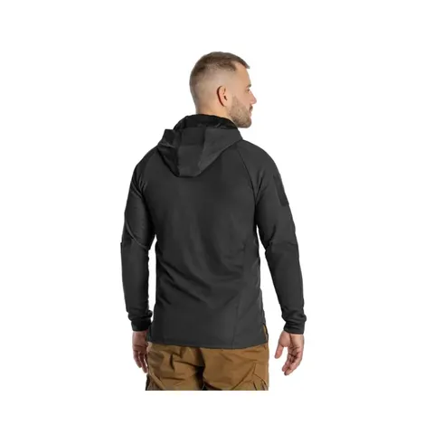 Кофта тактична Helikon-Tex RANGE HOODIE - TopCool, чорний — фото 12
