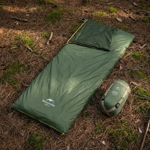 Спальний мішок Naturehike LW180 Mini NH21MSD04, правий, темно-зелений — фото 3
