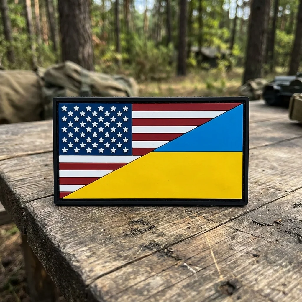 ПВХ Прапор Укр/Сша кольоровий