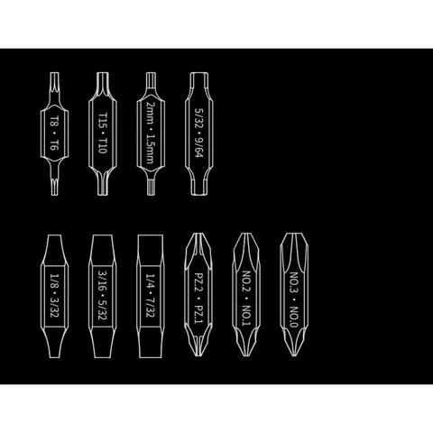 Набір біт для NexTool Flagship Captain та Pocket tool — фото 12