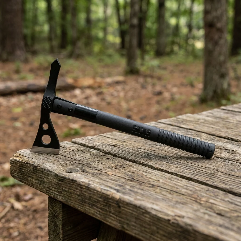 Тактична термопластична сокира SOG Voodoo Hawk Mini, Satin