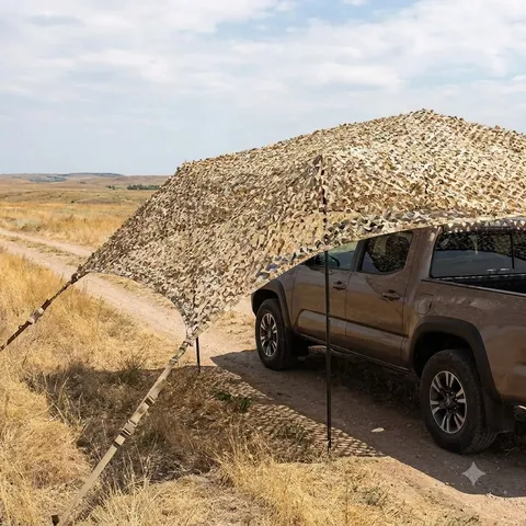 Антидронова маскувальна сітка Militex з основою Камуфляж земля 2х2,5м (площа 5 кв. м.)