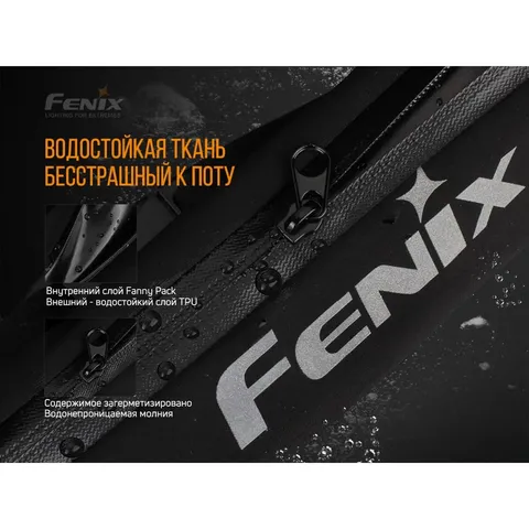 Поясна сумка Fenix AFB-10 чорна — фото 7