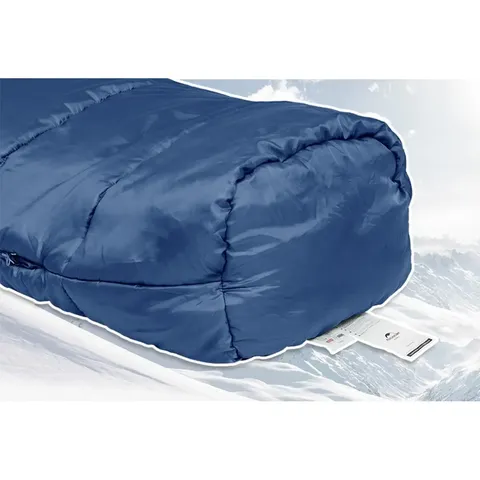 Спальник з капюшоном Naturehike MJ600 CNK2300SD014, темно-блакитний — фото 5