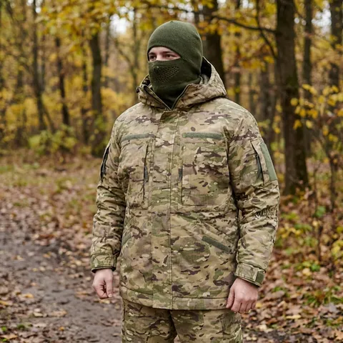 Зимовий бушлат мультикам
