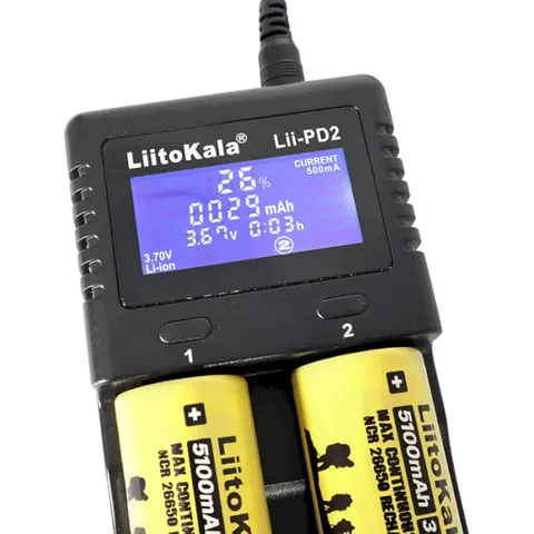 Зарядний пристрій Liitokala Lii-PD2+car EU charger — фото 7