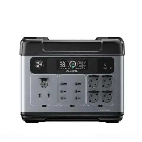Портативна зарядна станція OUKITEL P2001E Plus 2048Wh 2400W LiFePO4 з функцією UPS — фото 5