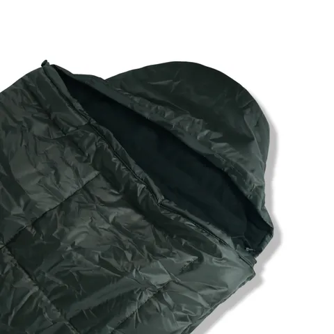 Зимовий спальний мішок Kiborg "Alfa Fleece" -20°C олива (85x210) — фото 6