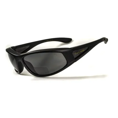 Окуляри біфокальні поляризаційні (захисні) BluWater Winkelman-2 polarized (+2.5 bifocal), (gray) чорні, Чорний — фото 7
