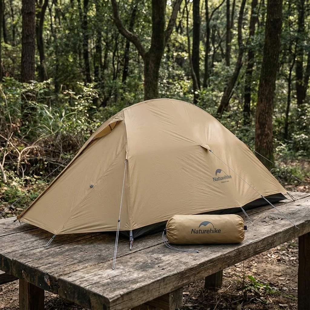 Намет надлегкий двомісний Naturehike Cloud Up Pro CNK2350WS020, коричневий