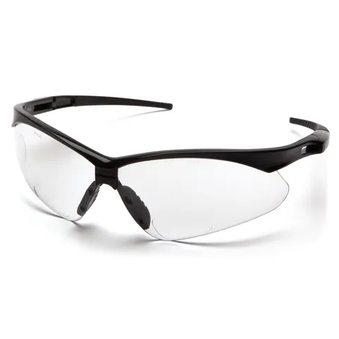Біфокальні захисні окуляри Pmxtreme Bifocal (clear +2.0), біфокальні прозорі з діоптріями, Чорний — фото 4