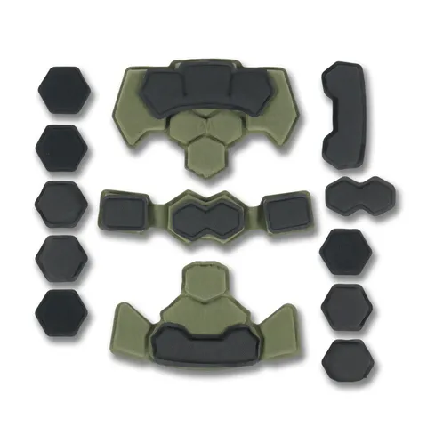 Підвісна система + подушки для шолому Team Wendy Cam Fit (R) GEN.4 Хакі — фото 8
