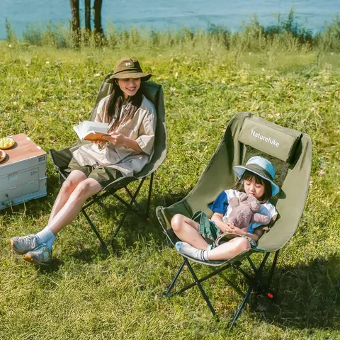 Стілець складаний Naturehike Sea Star 002 CNK2550JJ019, вуглецева сталь, олива — фото 9