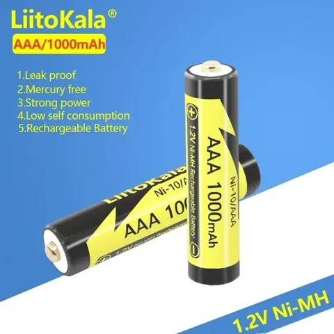 Акумулятор LiitoKala Ni-10/AAA 1.2V AAA 1000mAh battery — фото 5