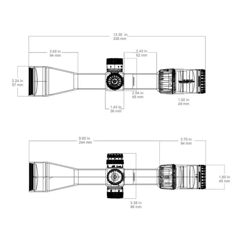 Приціл оптичний Vector Optics Taurus 2-16x50 (30 мм) illum. SFP HD — фото 11