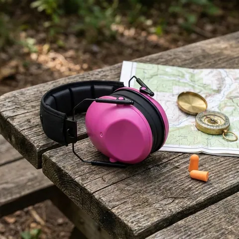 Навушники Рожеві Venture Gear VGPM9010PC з шумопоглинанням NRR 24dB + беруші — фото 3