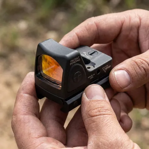Коліматорний приціл Trijicon RMR/SRO Iron Sights replica GY — фото 3