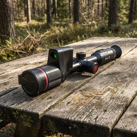 Тепловізійний приціл з далекоміром GUIDE TU651 Gen2 LRF 2.4-18.9x50 640x480@12μm