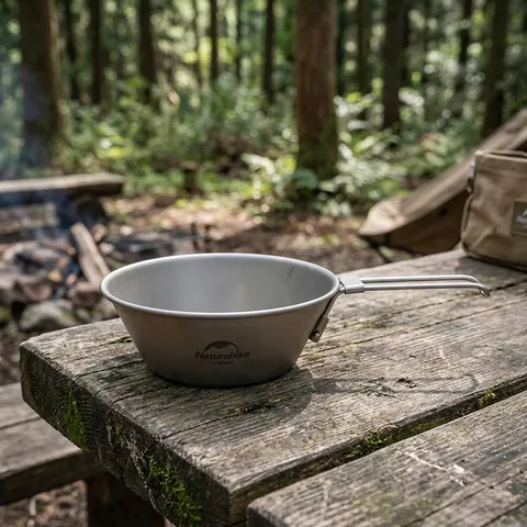 Титанова миска Naturehike NH20CJ004, 300 мл, титан